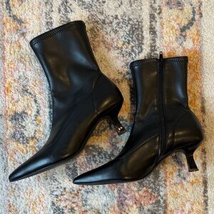 Abound Black Pointed Toe Booties
